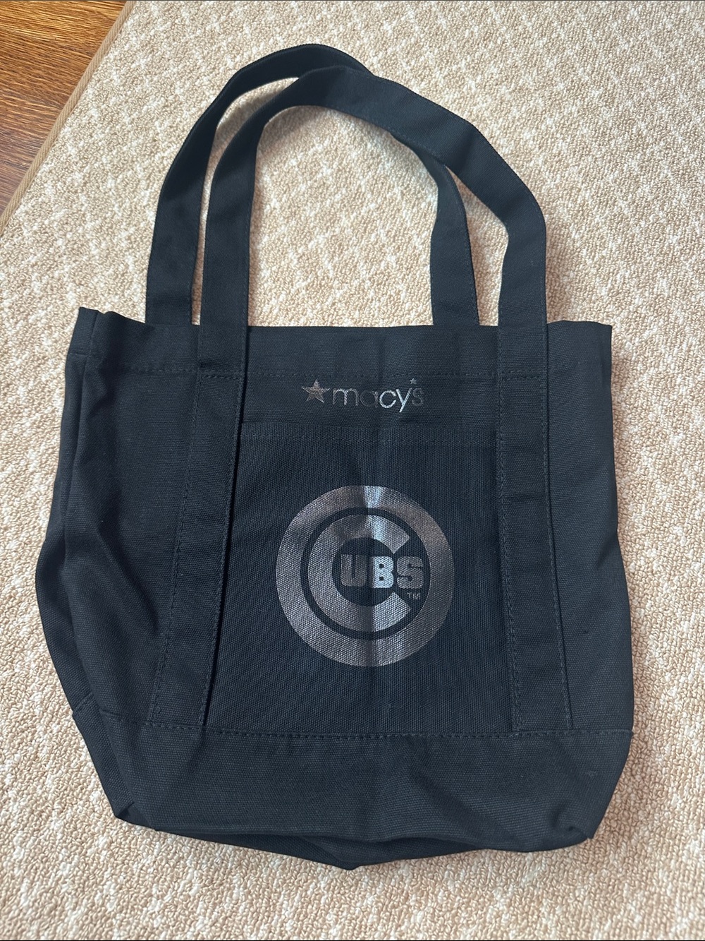 Chicago Cubs small canvas tote
